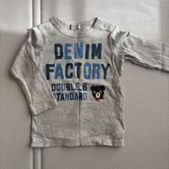 DOUBLE.B グレー 長袖カットソー