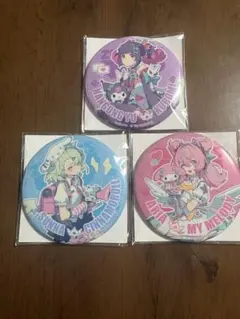 ゼンレスゾーンゼロ GiGO サンリオ 缶バッジ 3種セット