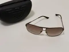 EMPORIO ARMANI サングラス ブラウン系