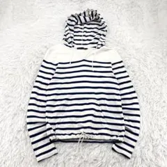 【レディース】日本製Ralph Lauren ボーダー 薄手のパーカースキッパーのサムネイル