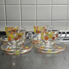 アデリア　アリス　レトロ花柄 4個セット　値下げ有り