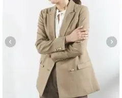 SUIT SELECT ストレッチ ダブルブレザー Mのサムネイル