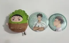 ハイキュー!! ぬいぐるみ・バッジ 岩泉一セット