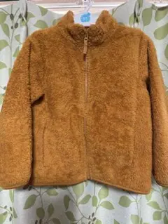 UNIQLO ファーリーフリースジャケット 110 ブラウン