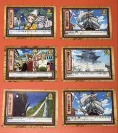 コ*ラ様 旧ワンピース　カードダス ハイパーバトル 6枚セット