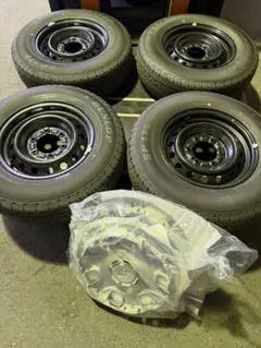 新車外し　ハイエース純正タイヤホイールセット4本195/80R15 新車外しハイエース純正タイヤ・ホイール 195/80R15 LT 4本セット