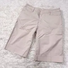【MK KLEIN+】✨ハーフパンツ ベージュ 36 コットン ストレッチのサムネイル