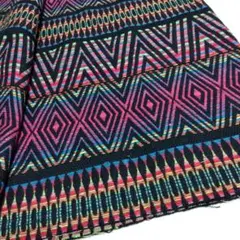 ♣民族調 オルテガ柄 ネイティブ柄 はぎれ 布 生地 手芸用品 手芸材料