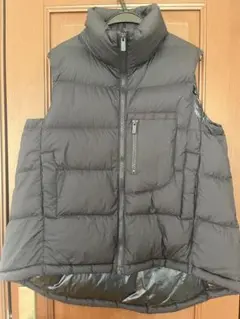 ユニクロ +J 　ダウンボリュームベスト Ｌジルサンダーネイビー