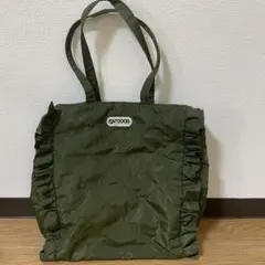 OUTDOOR PRODUCTS キルティング フリル トートバッグ カーキのサムネイル