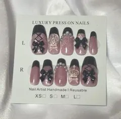 ネイル 現品 ネイルチップ 量産型 地雷系 ピンク