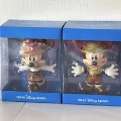 東京ディズニー ジャングルカーニバル ミッキー ミニー フィギュア