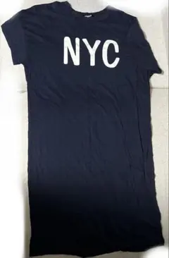 ANAP ネイビー 半袖 ロングワンピース