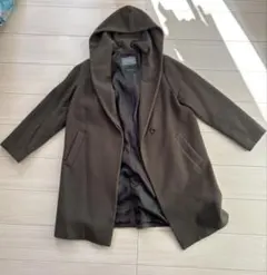 A day in the life フード付きチェスターコート