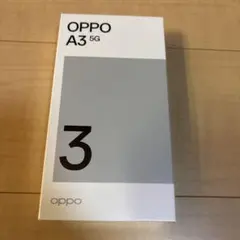 【新品未開封】 OPPO A3 5G 128GB パープル