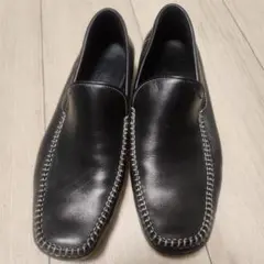 Ferragamo 黒 レザーシューズ EE 6½のサムネイル