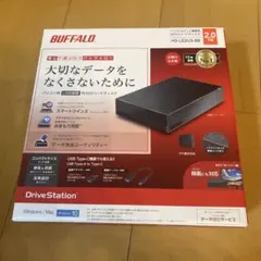 BUFFALO 外付けHDD HD-LE8U3-BA 本体 ジャンク - メルカリ