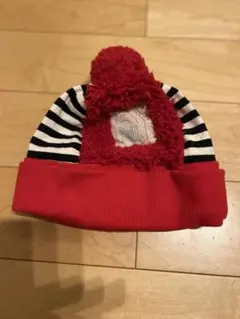 ニット帽 ポンポン付き　子供用