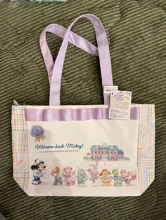 垢復帰セール　ダッフィー　ハートフェルト・レターズ・オブ・フレンド　トートバッグ