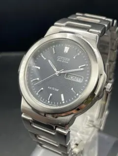CITIZEN メンズ　ソーラー　二次電池交換済　韓国製　シンプルのサムネイル