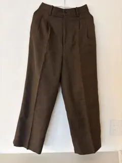 FREAK'S STORE ブラウン ワイドパンツ M