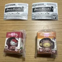 サンリオ ミニチュアパッケージチャーム　ハローキティとポムポムプリン