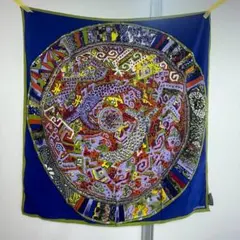 Gianni Versace シルクスカーフ 花柄 86×86 - メルカリ