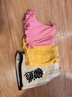 女の子ショートパンツ 3点セット