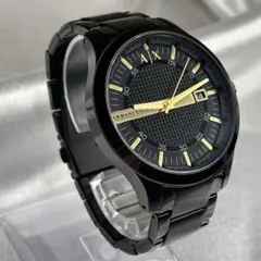 ARMANI EXCHANGE アルマーニエクスチェンジ ブラック 電池新品