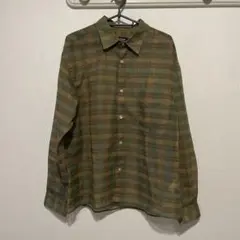 BEAMS チェック柄 長袖シアーシャツ Lサイズのサムネイル