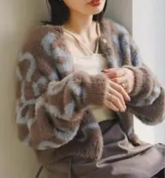 Kastane グラフィティニットカーディガン