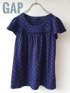 GapKids キッズ130cm 半袖トップス　Tシャツ　ブルー　水玉　コットン