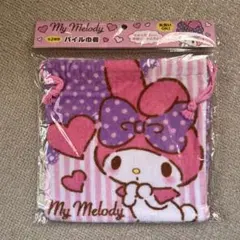 My Melody パイル巾着　マイメロ