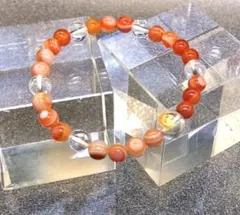 大開運　虎の金彫り　赤天眼石　ブレスレット！！