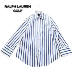 RALPH LAUREN GOLF ブルーストライプコットンシャツ6のサムネイル