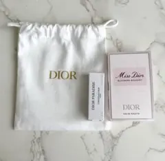 Dior 香水　パフューム　オードトワレ　サンプル　2種　ポーチ　セット