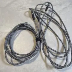 【値下げしました！】Lightningケーブル 2本セット グレー