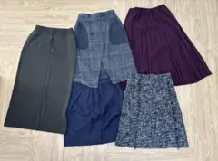 5点セット　まとめ売り　レディース スカート