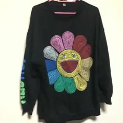 カラフル花デザイン トレーナー
