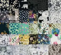 リバティ生地 ハギレ 6cm角×30枚 （6-1)