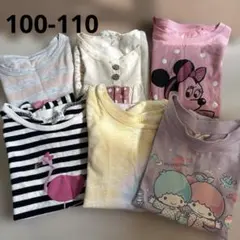 女の子 Tシャツ 100-110 6枚セット UNIQLO GAP