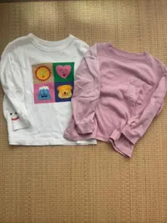 UNIQLO 長袖Tシャツ　2枚セット　100cm