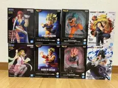 人気アニメ　プライズフィギュア　まとめ売り　計8個　ワンピース　ドラゴンボール