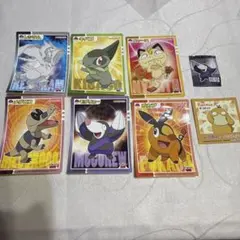 ポケモンシール 8枚 丸美屋 メグミルク 31 コダック レシラム モグリューのサムネイル