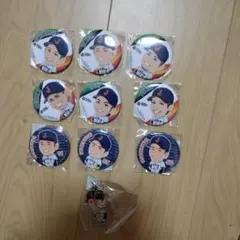 WBC侍ジャパン2026 東京ドーム限定ガチャ 缶バッジ＆アクリルスタンド