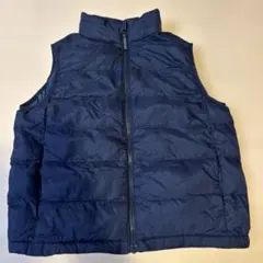 UNIQLO ダウンベスト　130cm ユニクロ　ネイビー　ベスト