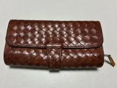 isola アイソラ メッシュレザー 長財布 ブラウンのサムネイル