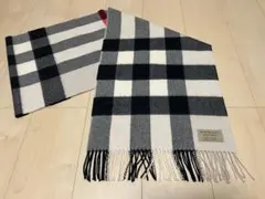 BURBERRY　バーバリー　マフラー　カシミア100％　大判マフラー　美品