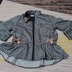 branshes　撥水加工　裾フリルウィンドブレーカー