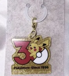 新品 ポケチャーム ポケモン30周年ロゴマスコット 2 ピカチュウ